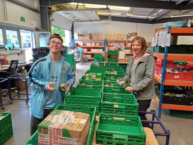 Foodbank volunteers