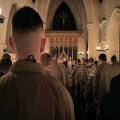 Ukraine soldiers in Norfolk church pray for peace